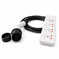 Pistolet de décharge CCS2 V2L et multiprise standard UE pour BYD EV Type 2 – Alimentation portable extérieure pour véhicules électriques à énergie nouvelle