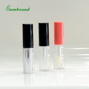 Tube de brillant à lèvres PETG de taille mini personnalisée de haute qualité de 1.5ml avec applicateur de brosse pour l'utilisation de rouge à lèvres d'emballage cosmétique OEM - Product Image 1