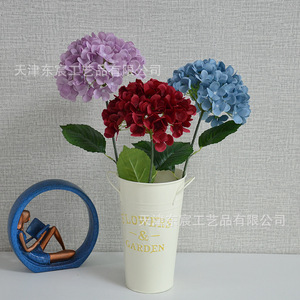 Fleur artificielle d'hortensia à tige unique Dongchen Crafts, grande taille, pour décoration de mariage, maison, hôtel, arche, vitrine - Product Image 4