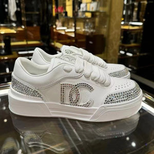 Chaussures de course et de marche tendance, de luxe, de style chunky, confortables, boîte d'origine, respirantes, baskets brillantes avec diamants - Product Image 2