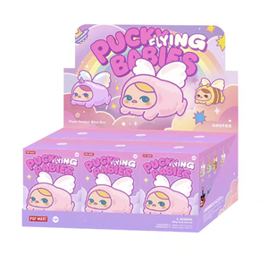 Authentique POPMART PUCKY Série Elf Flying Peluche Pendentif Boîte Mystère Jouet pour Enfants de 5 à 7 Ans Ornements de Bureau Cadeau de Collection - Product Image 1