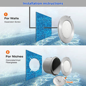 <span class=keywords><strong>Lampe</strong></span> de <span class=keywords><strong>piscine</strong></span> encastrée <span class=keywords><strong>LED</strong></span> RGB multicolore sous-marine avec télécommande, étanche IP68, 12V AC, ABS SMD2835, pour <span class=keywords><strong>piscine</strong></span> <span class=keywords><strong>hors</strong></span> <span class=keywords><strong>sol</strong></span> - Product Image 5