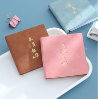 Kostenlose Probe A6 Mini Pocket Memo Pads Bücher Benutzer definiertes Logo Großhandel Softcover Grid Seiten Molkerei Mit Band Teiler
