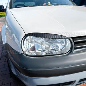 ฝาครอบไฟหน้ารถยนต์  ตกแต่งไฟหน้า  สำหรับ VW Golf MK4 ชุดแต่งรถยนต์ อุปกรณ์ตกแต่งรถยนต์ - Product Image 3