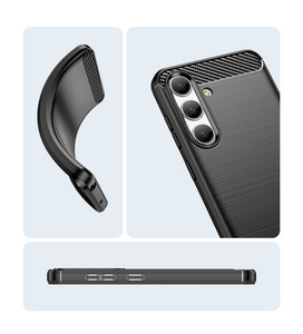 เคสฝาครอบมือถือ TPU ซิลิโคนคาร์บอนไฟเบอร์แบบนิ่มสำหรับ <span class=keywords><strong>Meizu</strong></span> <span class=keywords><strong>Pro</strong></span> <span class=keywords><strong>7</strong></span> <span class=keywords><strong>plus</strong></span> - Product Image 4