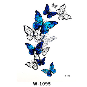 Tatuaje Temporal con Diseño Floral de Mariposa, Resistente al Agua, Impresión Digital, Talla Única, para Brazo - Product Image 4