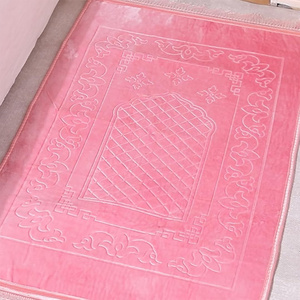 Alfombra de Oración Musulmana Gruesa, Rectangular, de Terciopelo, Antideslizante, con Protección para las Rodillas, Suministro Directo de Fábrica al Por Mayor - Product Image 3