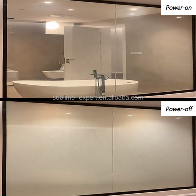 Pdlc Window Film Electric Curtain Dimming Film Smart Film Electric Glass Tint Foil Pdlc Film Door Switchable Privacy Window