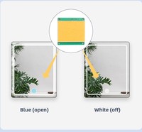 Module de commutation tactile inductif intelligent Shinechip TD100 12V 24V 5A 60W pour miroir, sensible à la lumière, avec variation de couleur réglable de 1 à 5 mm