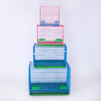 Cage à perroquets PAIPET pliable en métal, nichoir pour oiseaux avec mangeoire, perchoir et plateau amovible pour perruches et calopsittes, vente en gros