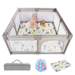 Venta directa de fábrica Soft Babi Infant Sports Arena Corral plegable para niños Playard Asda Corral para bebés Niños Bebé - Product Image 1