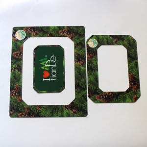 미어 크리스마스 경품 프로모션 선물 마그네틱 포토 프레임 냉장고 자석, 저렴한 종이 4x6 포토 프레임 마그네틱 스티커 - Product Image 3