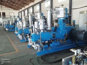 Compresor de aire eléctrico portátil de alta eficiencia 8/10/12bar Máquina de pistón de una sola etapa ISO CE 380V Soporte de <span class=keywords><strong>video</strong></span> en línea ISO CE - Product Image 5