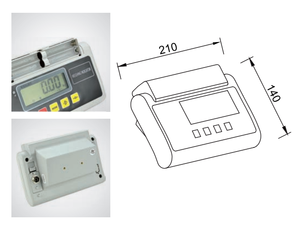 Kinh tế điện tử ABS nhựa chỉ số cân nặng xk3119l chỉ số trọng lượng XK3119L-A với <span class=keywords><strong>RS232</strong></span> cổng kết nối - Product Image 2