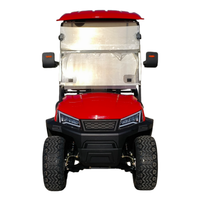 Voiture de golf électrique chinoise de luxe 4x4 tout-terrain, 2 places, batterie lithium 48V 5KW, certifiée CE, autonomie 90 km