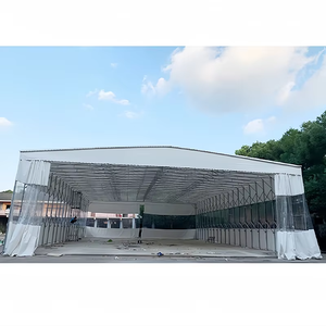Carpa de estacionamiento portátil Push-pull con marco de acero hecha en China con toldo grande de <span class=keywords><strong>garaje</strong></span> <span class=keywords><strong>plegable</strong></span> de lona resistente a los rayos UV - Product Image 6