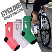 Chaussettes de cyclisme personnalisées pour hommes, femmes et unisexe, confortables, respirantes et tendance