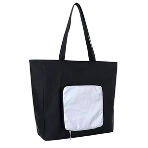 Bolsa de Hombro Individual para Mujer, Ligera, Plegable, para Compras y Almacenamiento, Ecológica, de Papel, Casual - Product Image 4