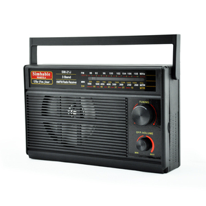 SM-21J Makura Simbable New Africa Xách Tay Nhỏ Màu Đen 3 Pin Thế Giới Ban Nhạc Bt Mw Am <span class=keywords><strong>Fm</strong></span> Radio Với <span class=keywords><strong>Tuner</strong></span> - Product Image 3