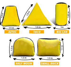 Inflatable di động Laser tag trở ngại tất nhiên Trò chơi Inflatable chụp paintball bunker lĩnh vực ngoài trời chiến thuật Inflatable - Product Image 5