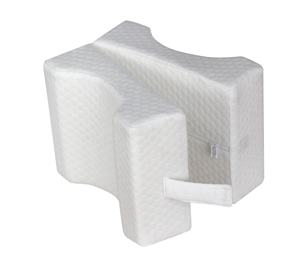 Oreiller pour les genoux en mousse à mémoire de forme réglable avec sangle, coussin orthopédique de soutien des jambes pour un sommeil confortable, hôtel, voyage, avion - Product Image 4