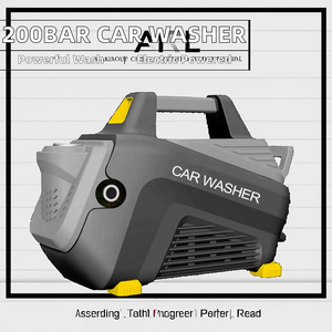 High Quality 200bar High Pressure 1500W Portable <strong>Electric</strong> Cleaning Machine <strong>Foaming</strong> for Car Wall Floor Washing Chinese Market Hot - Product Image 2