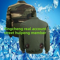 Camouflage climatisé pour hommes équipé d'un ventilateur de refroidissement Rechargeable résistant aux plis Vêtements de