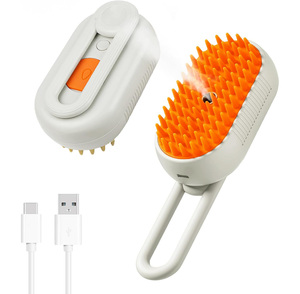 3 in 1 Cat Steam <b>Brush</b> Steamy Dog <b>Brush</b> Electric Spray Cat Hair <b>Brushes</b> for Massage <b>Pet</b> Grooming Comb Hair Removal Combs - Product Image 1