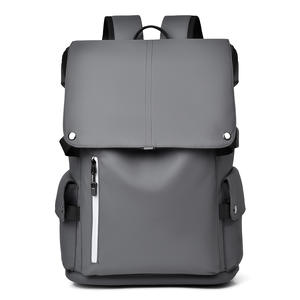 Sac à dos pour ordinateur portable de sport unisexe tendance, imperméable, à motif géométrique, en cuir PU, avec USB, antivol, pour les voyages d'affaires - Product Image 5