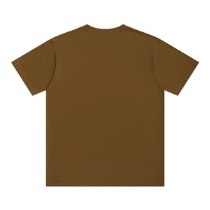T-shirt <span class=keywords><strong>tubulaire</strong></span> à manches courtes <span class=keywords><strong>en</strong></span> <span class=keywords><strong>jersey</strong></span> uni 100 % <span class=keywords><strong>coton</strong></span> (16 fils) 250 g/m² épais, personnalisable avec étiquette sur mesure - Product Image 4