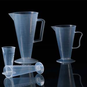 लैब प्लास्टिक पीपी त्रिकोणीय मापने बीकर - Product Image 6