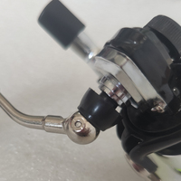 Moulinet de pêche filature en métal 3 couleurs MN100 # avec ligne de 50m 2 # moulinet de pêche interchangeable à gauche et à droite