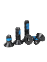 Vis de verrouillage de filetage ISO 14581 DIN 7991 à tête plate, entraînement Torx / Vis à tête hexagonale en nylon noir, boulon à douille CSK