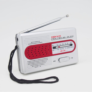 <span class=keywords><strong>DEKKO</strong></span>-Radio portátil de bolsillo con altavoz incorporado, radio digital AM/FM de doble banda, alimentado por 2 pilas AA, fácil de operar, apto para ancianos - Product Image 1