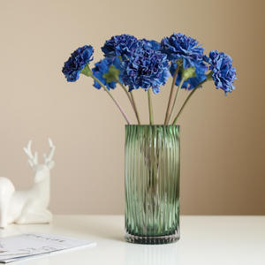 <span class=keywords><strong>Fleurs</strong></span> <span class=keywords><strong>artificielles</strong></span> en latex véritable, carnations vertes, <span class=keywords><strong>pour</strong></span> la fête des mères, accessoires de photographie, décorations, vente en gros - Product Image 3