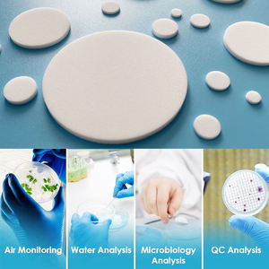 Filter aerasi disinter PE kebersihan tinggi ISO 1 ~ 500 Um ukuran pori yang tepat dapat dikontrol untuk bioreaktor & sistem fermentasi - Product Image 3