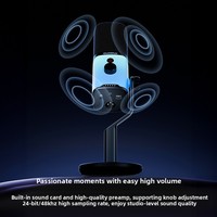 Micrófono de Condensador para Juegos ShancK PD100X con Reducción de Ruido Cardioide para Esports, Streamers, Transmisión en Vivo, Grabación en PC y Voz en Off