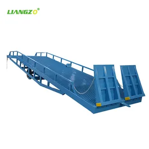 LIANGZO CE-geprüfte tragbare Hochleistungs-Gabelstapler-Container-Ladedock-Rampen plattform Yard-Rampe