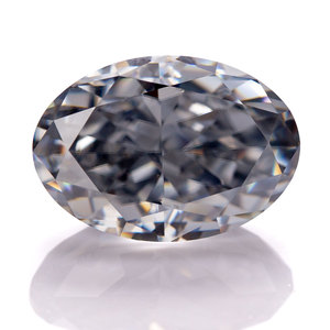 Muslimnatural Color Holycome colore grigio ghiaccio tritato pietra preziosa ovale diamante Moissanite sciolto Moissanite sciolto - Product Image 2