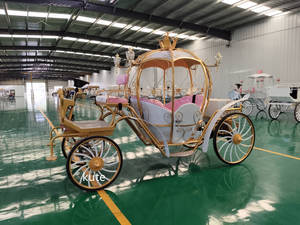 Chariot de princesse citrouille, chariot électrique élégant, chariot de Cendrillon - Product Image 4