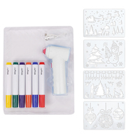 Kit d'aérographe personnalisé, stylo de pulvérisation de couleur à base d'eau, sans fil, rechargeable, marqueur électrique, peinture en aérosol, stylo de peinture graffiti