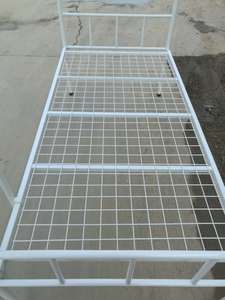 Modern Minimalist Design Hot Sale Customized Steel Metal <b>Single</b> Full Size Twin <b>Bed</b> Frame Box Spring Stable Bedroom Furniture - Product Image 6
