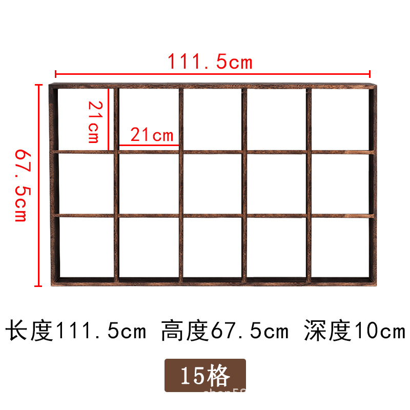 15-compartment tea cake rack, charcoal-roasted F13