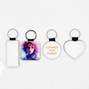 <b>Customized</b> Double-Sided High-Definition Digital Design PU Leather <b>Keychain</b> for Promotions Travel Souvenirs - Product Image 2