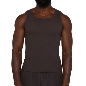 Custom Tanktop Hoge Kwaliteit Muscle Fit 100% Katoen Geribbelde Tanktop Heren Gym Workout Streetwear Mouwloze <span class=keywords><strong>T</strong></span>-<span class=keywords><strong>Shirt</strong></span> - Product Image 1