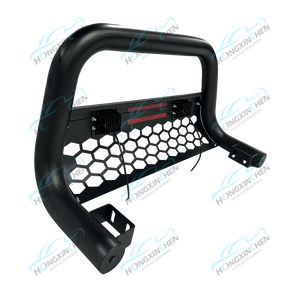 Parachoques delantero de barra de toro de acero negro para camionetas compatible con Navara Colorado <span class=keywords><strong>FJ</strong></span> Cruiser Pajero NP300 - Product Image 4