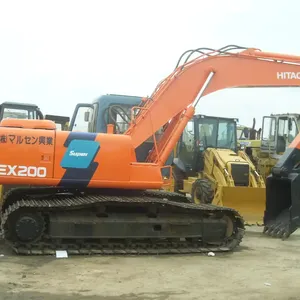 Ex200-3 Ex200-5 Used Excavator Sale Hitachi ZX200 EX200-3 EX200-5 Crawler Wheel Excavator For Sale