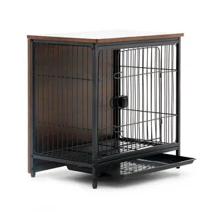 Houten Rustieke Hond Kooi Krat Kennel Indoor Hond Kooi Kennel Hout Hond Kooi