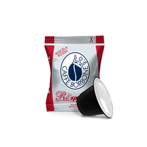 Capsule di Caffè Rosso Borbone Respresso, Confezione da 100, Compatibili con NESPRESSO, con Coperchio in Alluminio - Product Image 1