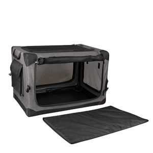 Seyahat açık araba taşıma katlanabilir ve katlanabilir köpek sandık kafes örgü pencere - Product Image 2